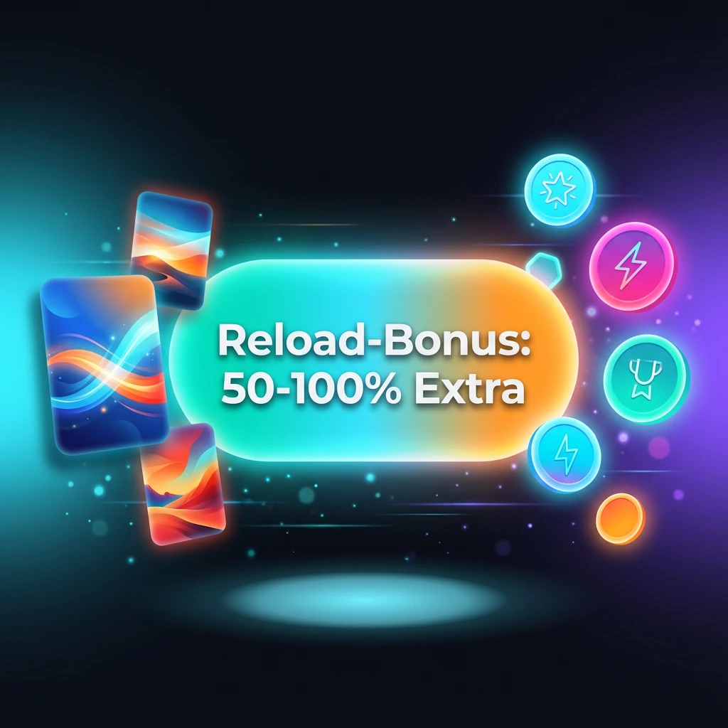 Reload-Bonus: 50-100% Extra