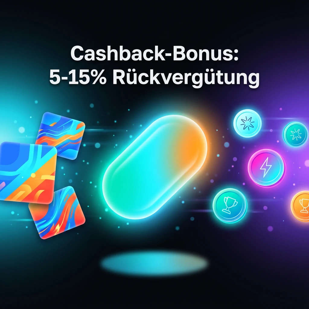 Cashback-Bonus: 5-15% Rückvergütung